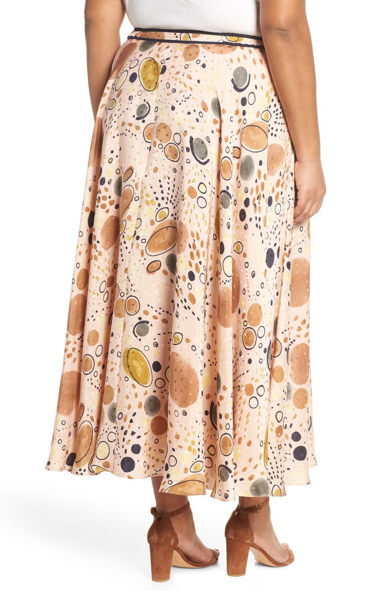 Lafayette 148 New York Ambria Print Silk Maxi Skirt, Alternate, color, 