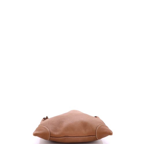 Pre-owned Hermes Hermes Silky City Bag Clemence Pm In Gold