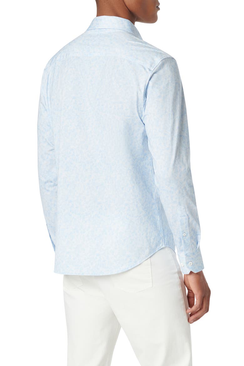 James OoohCotton® Abstract Print Button-Up Shirt, Alternate, color, SKY