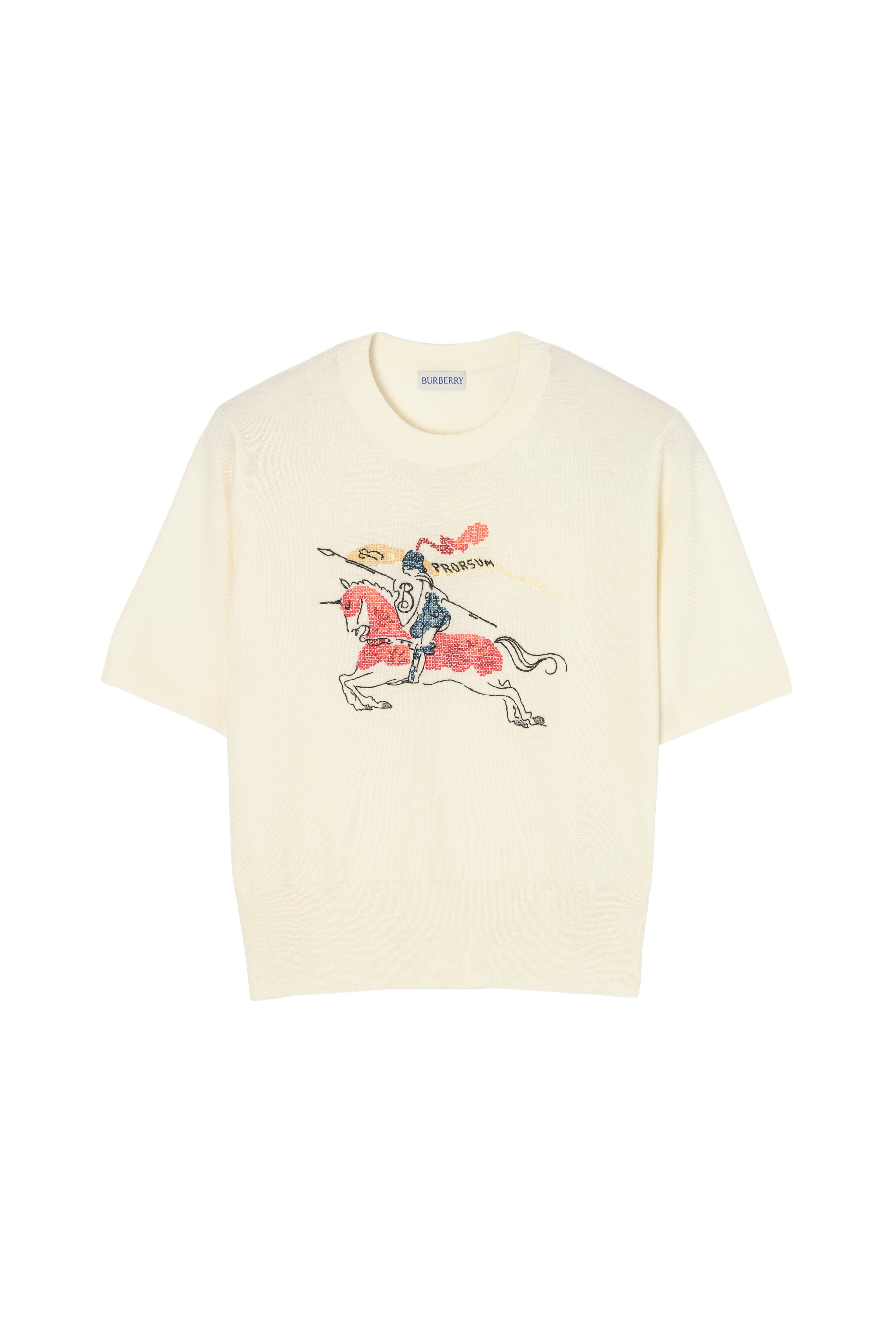 Cross Stitch Knight Wool Top - image 2
