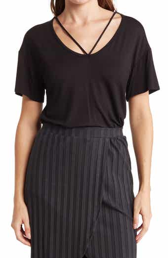 Deep V-Neck Boyfriend Tee