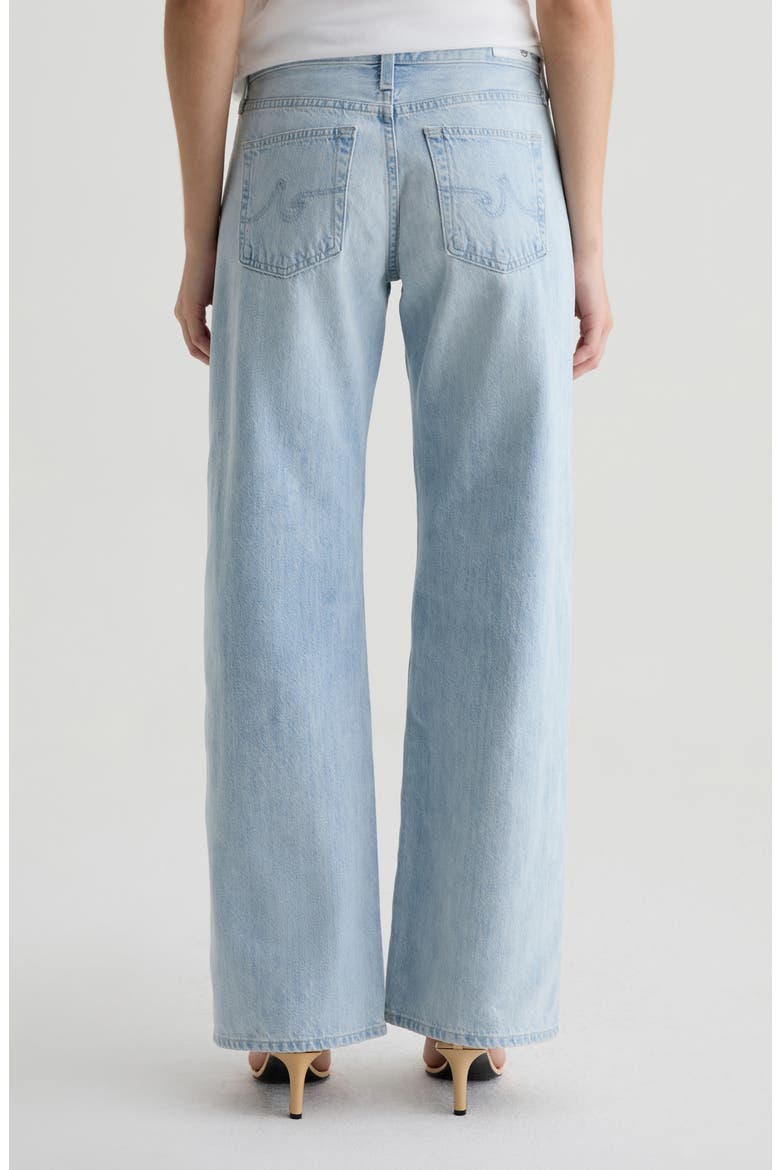 Adria Low Rise Wide Leg Jeans, Alternate, color, SUNFADED