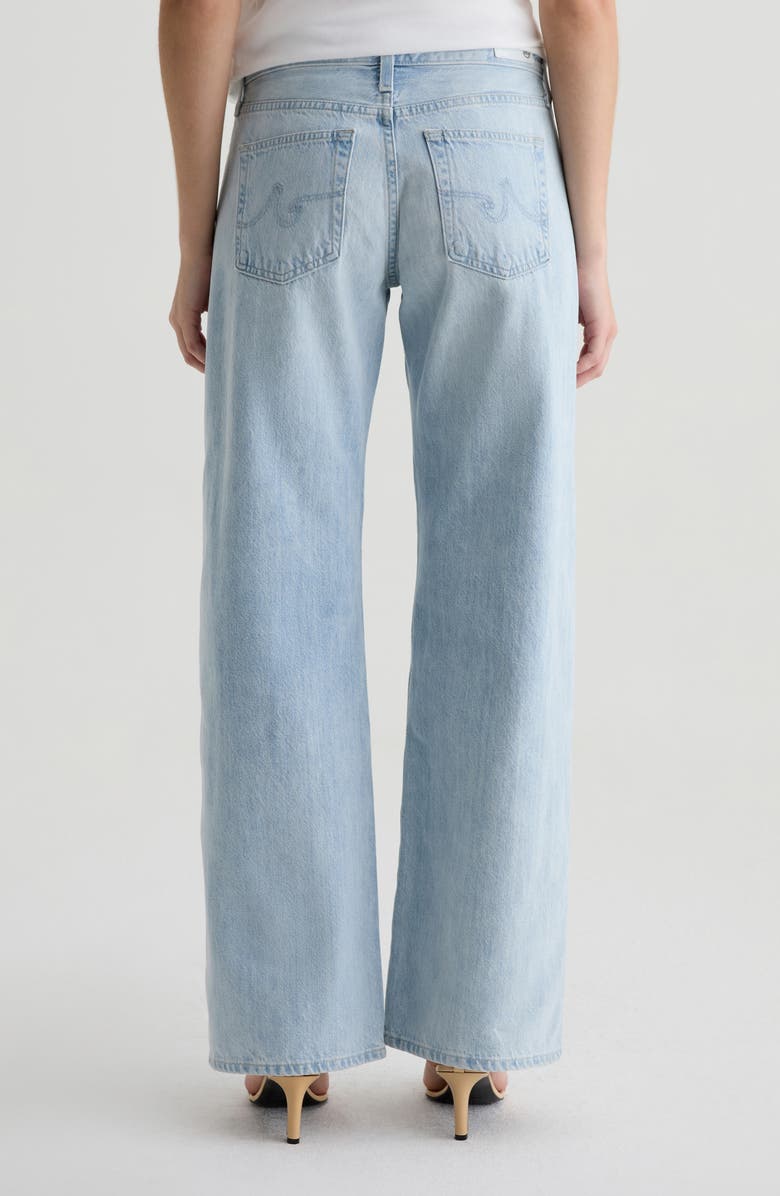 AG Adria Low Rise Wide Leg Jeans, Alternate, color, Sunfaded