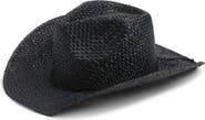 Treasure & Bond Raffia Western Cowboy Hat