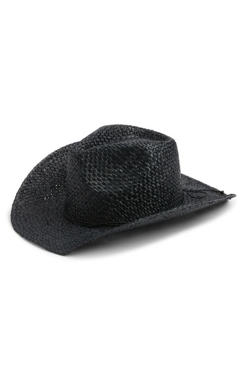 TREASURE & BOND TREASURE & BOND RAFFIA WESTERN COWBOY HAT 