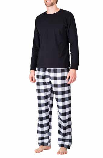 SLEEPHERO Long Sleeve Crewneck Flannel Pajama Set