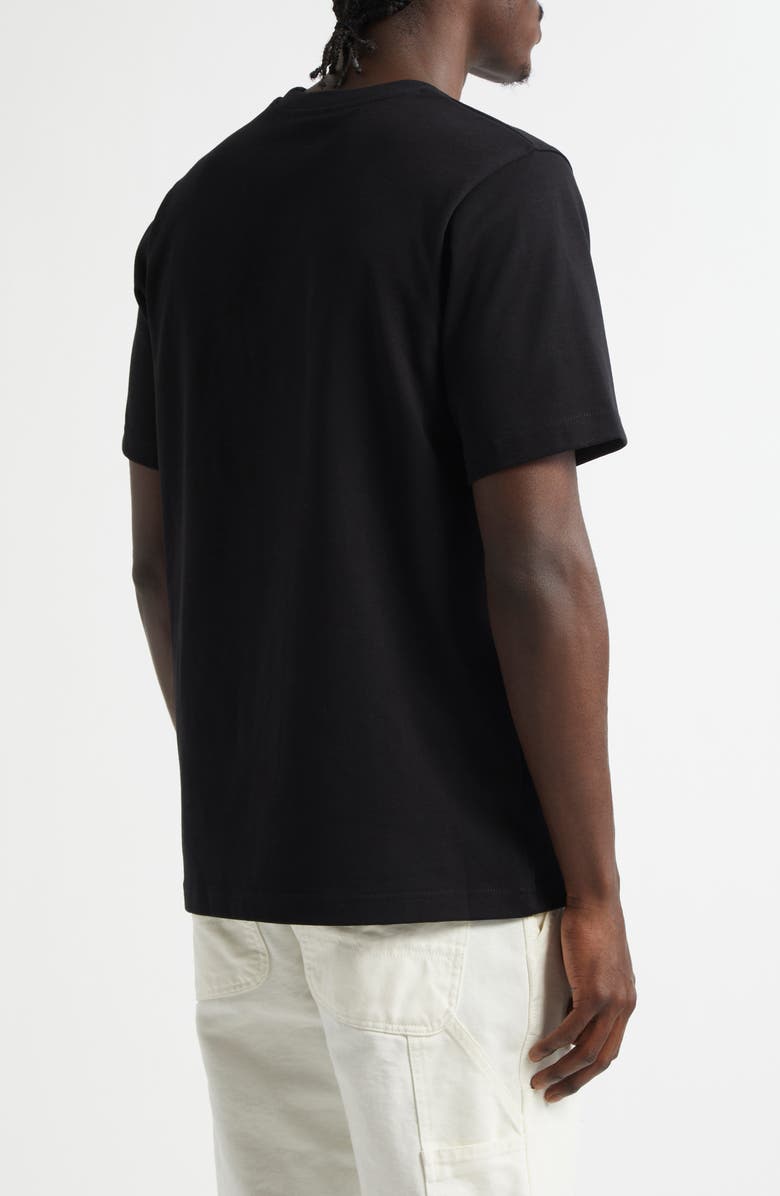 Casablanca Faux Pearl Embellished Diamond Patch Logo T-Shirt, Alternate, color, Pearl Diamond Patch