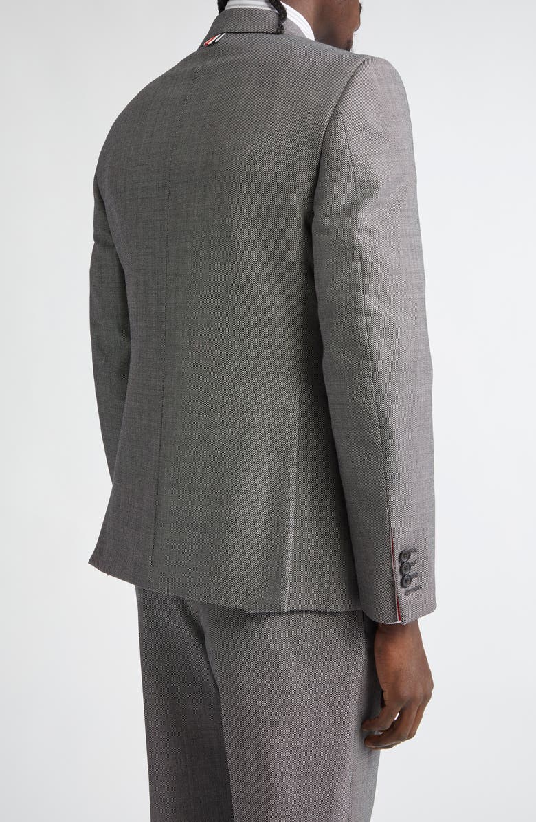 Thom Browne Fit 1 Super 120s Wool Sport Coat, Alternate, color, Black/ White