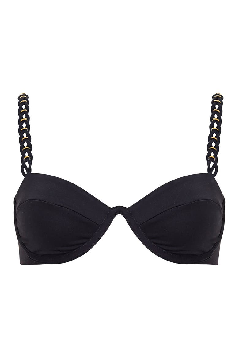 Maray Solstice Bikini Top, Alternate, color, BLACK