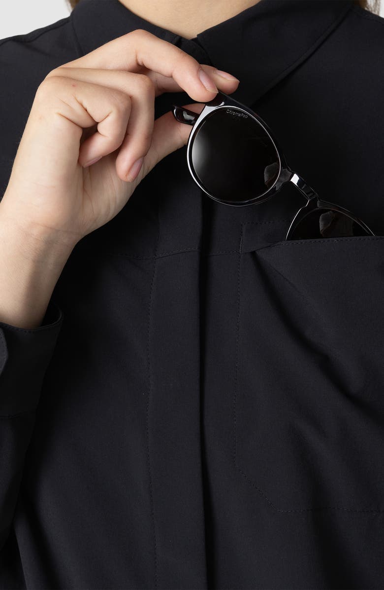 Outdoor Research Astroman Long Sleeve Sun Shirt, Alternate, color, Black