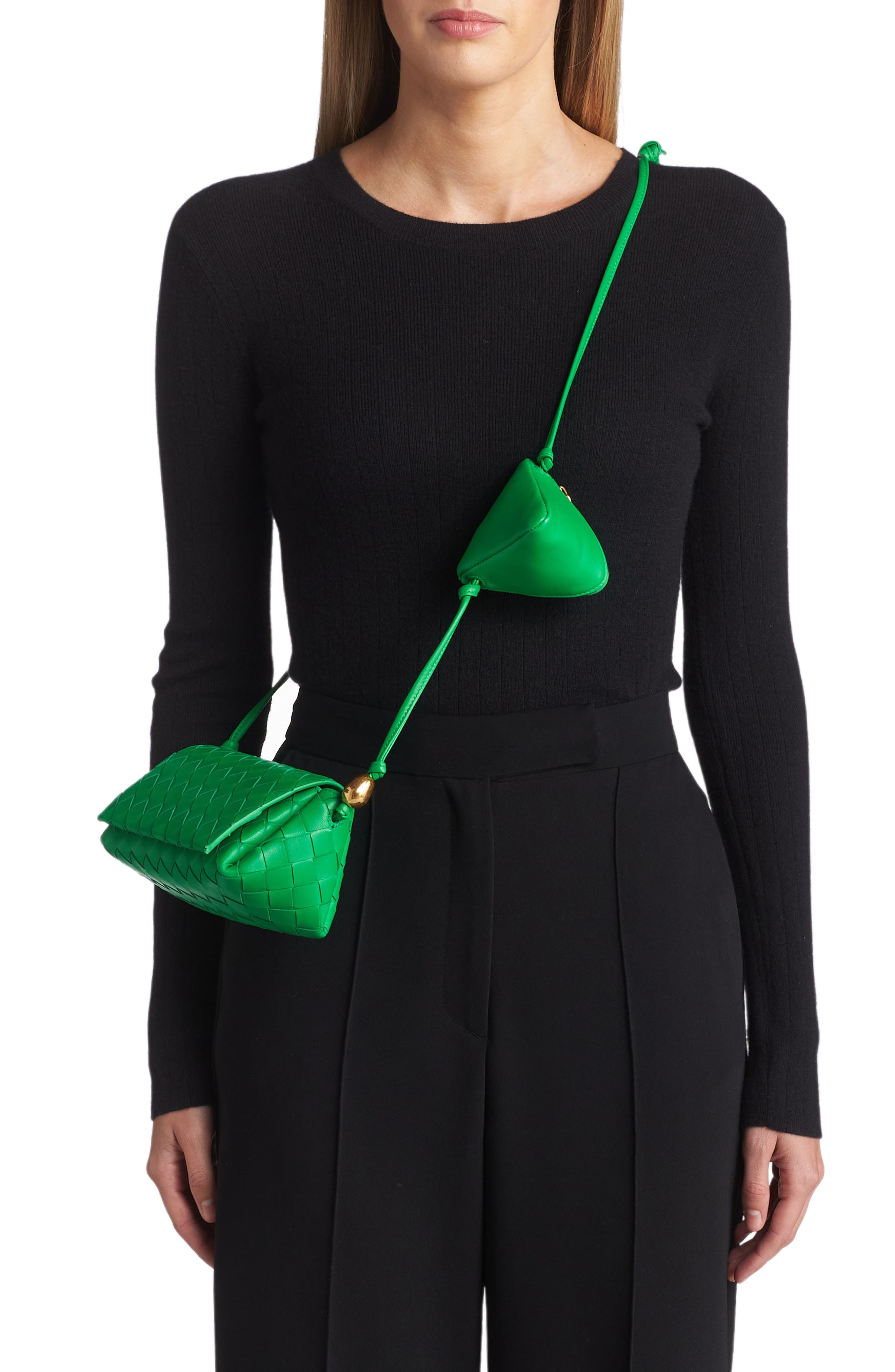 Bottega Veneta Multipouch Intrecciato Leather Crossbody Bag, Alternate, color, 