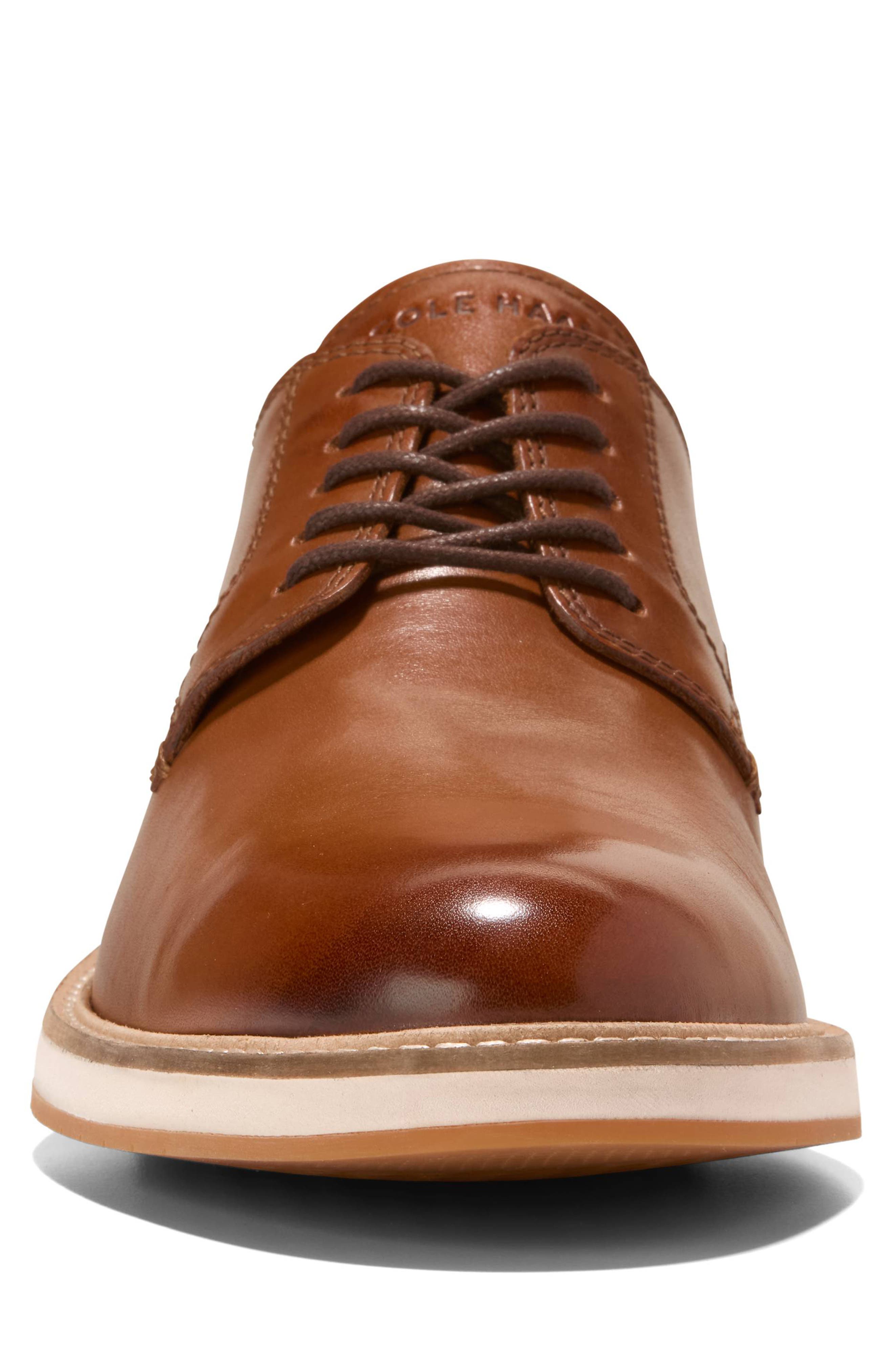 Morse Grand 360 Plain Toe Derby, Alternate, color, CH BRITISH TAN / IVORY