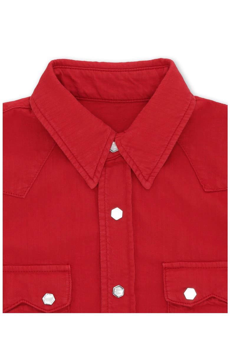 Toledo Texan Cotton Shirt, Alternate, color, Red