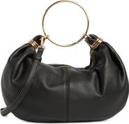 URBAN EXPRESSIONS HANDBAGS Faux Leather Ring Top Handle Bag