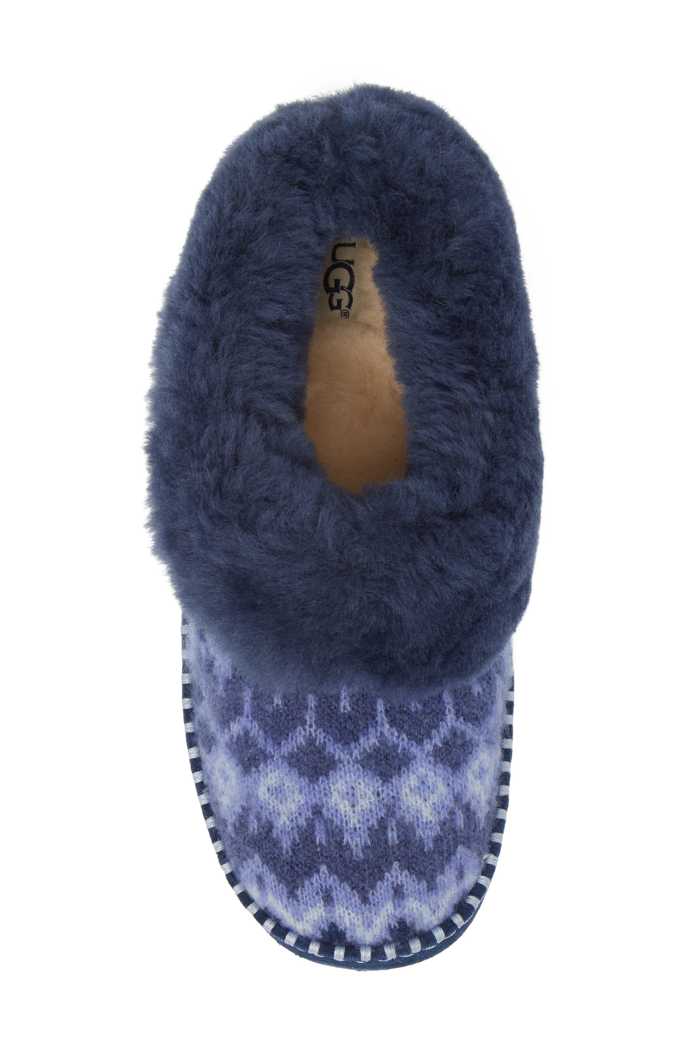 UGG<sup>®</sup> Wrin Genuine Shearling Trim Slipper, Alternate, color, 
