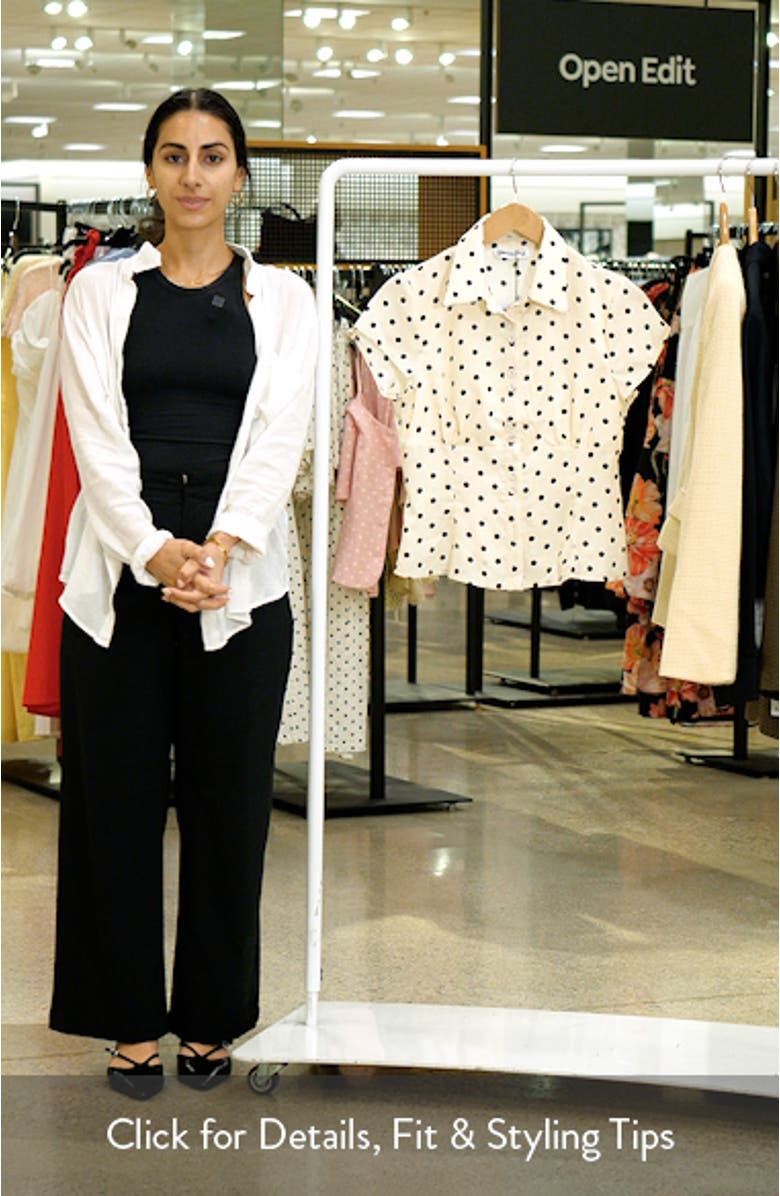 Cottesloe Polka Dot Crop Top, sales video thumbnail