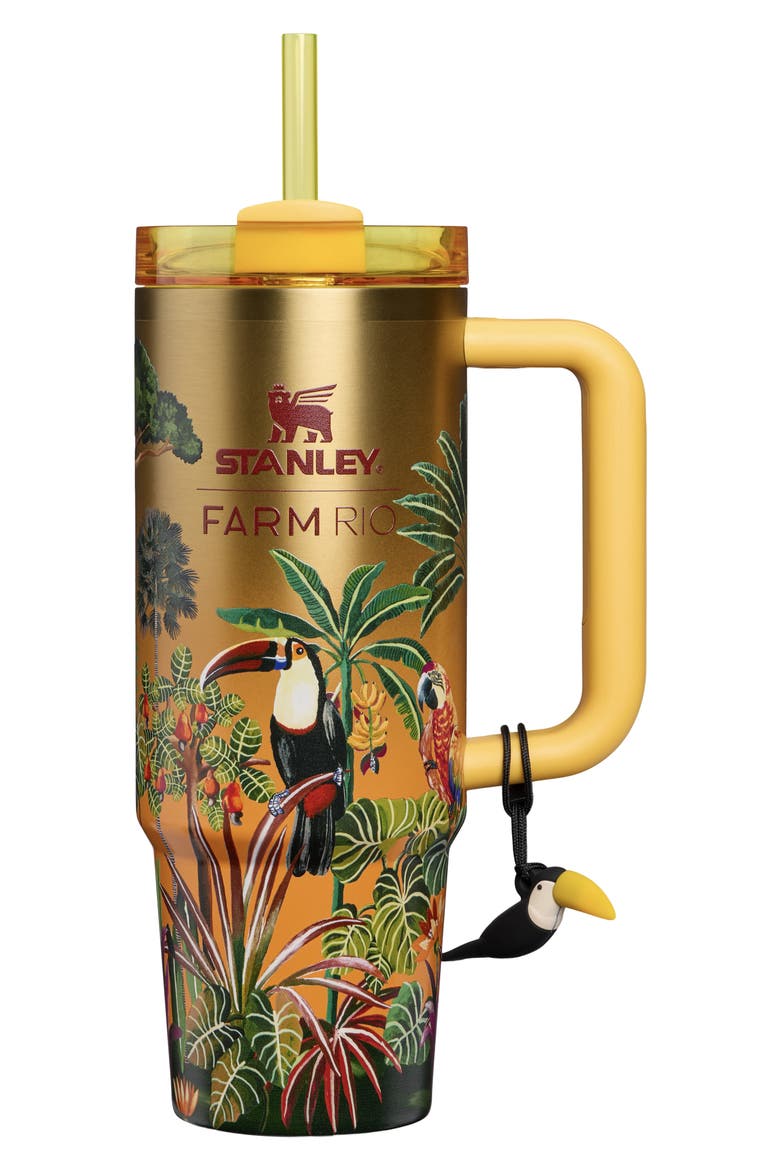 The Quencher H2.0 FlowState 40-Ounce Tumbler, Main, color, FARM RIO TROPICAL WOODS
