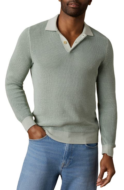 Sunwashed Organic Cotton Polo Sweater