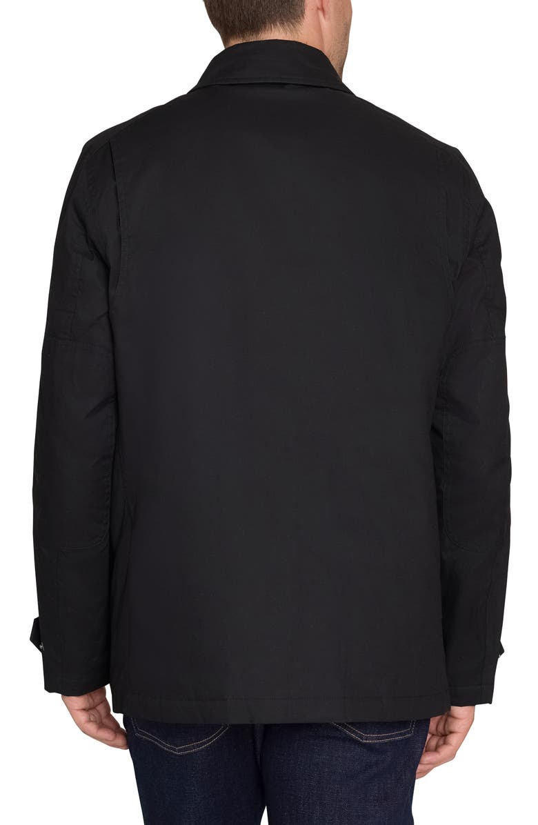 Sam Edelman Water Resistant Waxed Cotton Insulated Jacket, Alternate, color, 