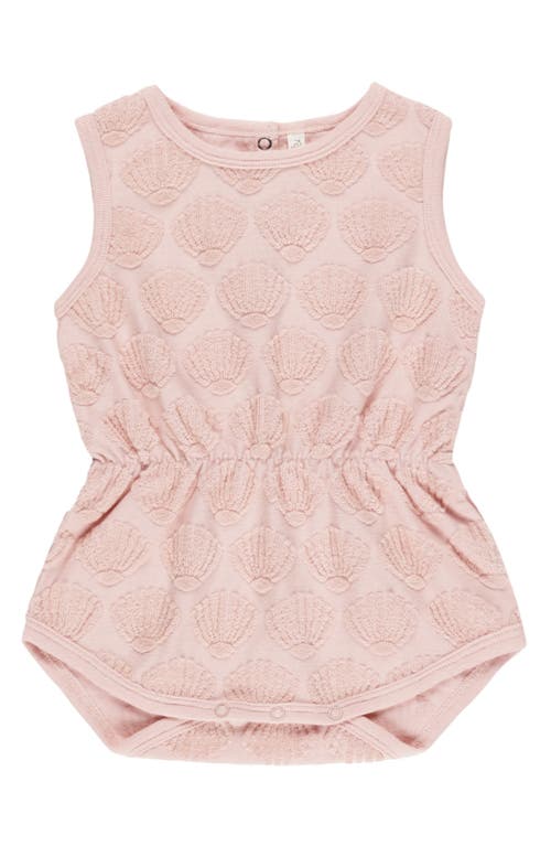 RYLEE + CRU RYLEE + CRU SHELL TEXTURED TERRY ROMPER 