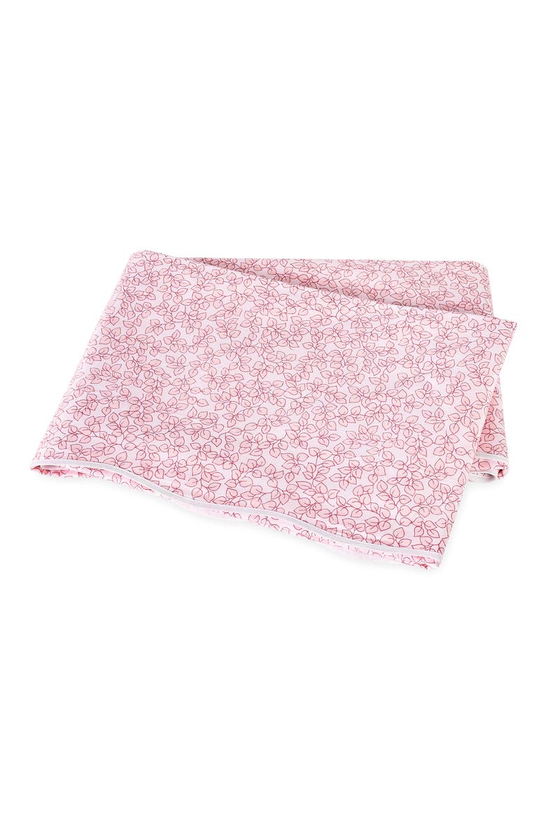 Margot 500 Thread Count Cotton Percale Flat Sheet, Main, color, BLUSH