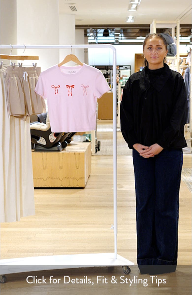 Bows Graphic T-shirt, sales video thumbnail