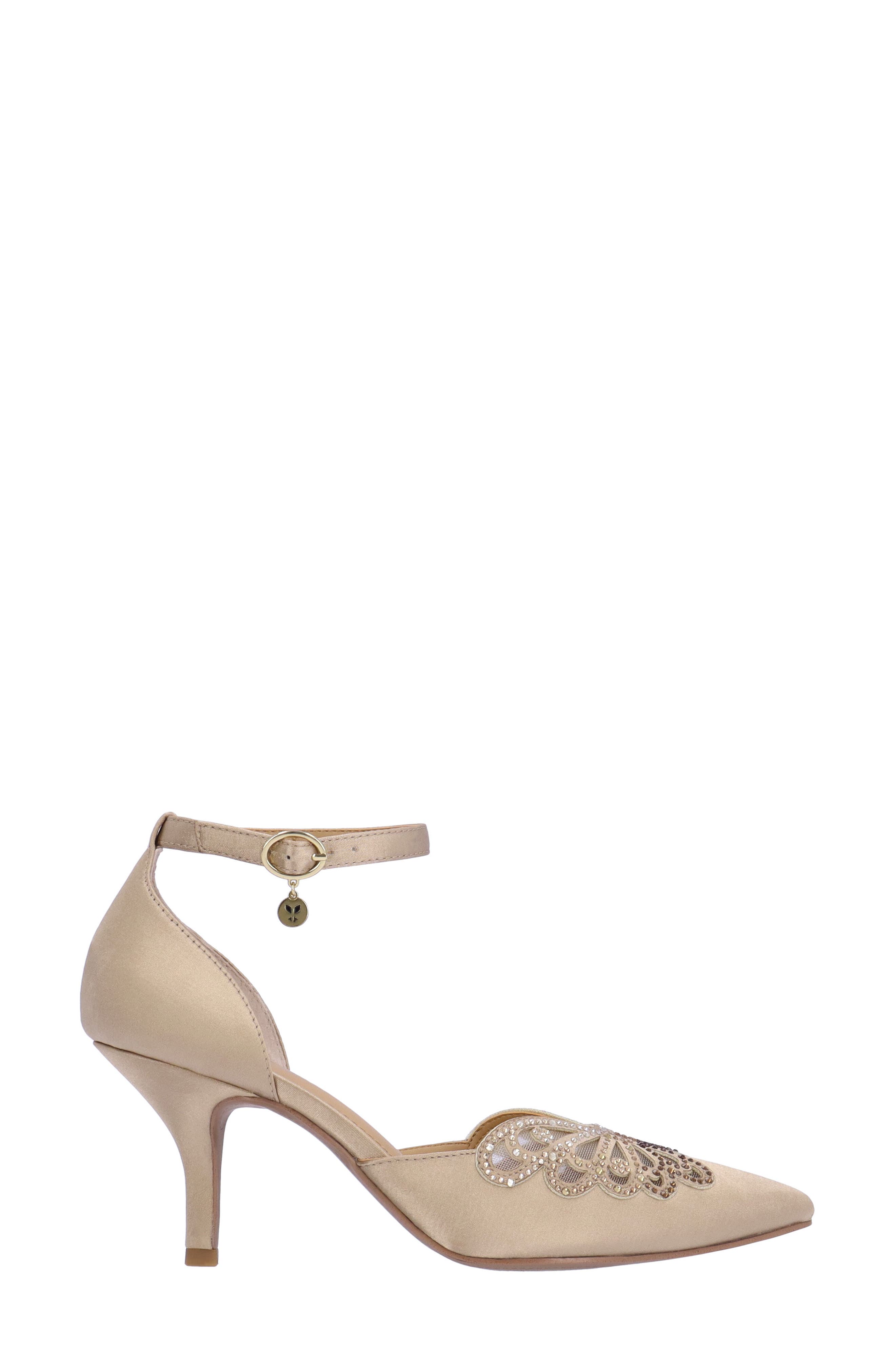 J. Reneé Isabetta Pointed Toe Pump, Alternate, color, Beige