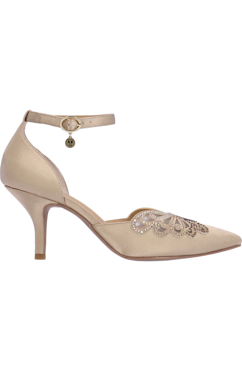 J. Reneé Isabetta Pointed Toe Pump, Alternate, color, Beige