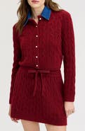 Sam Edelman Removable Denim Collar Cardigan