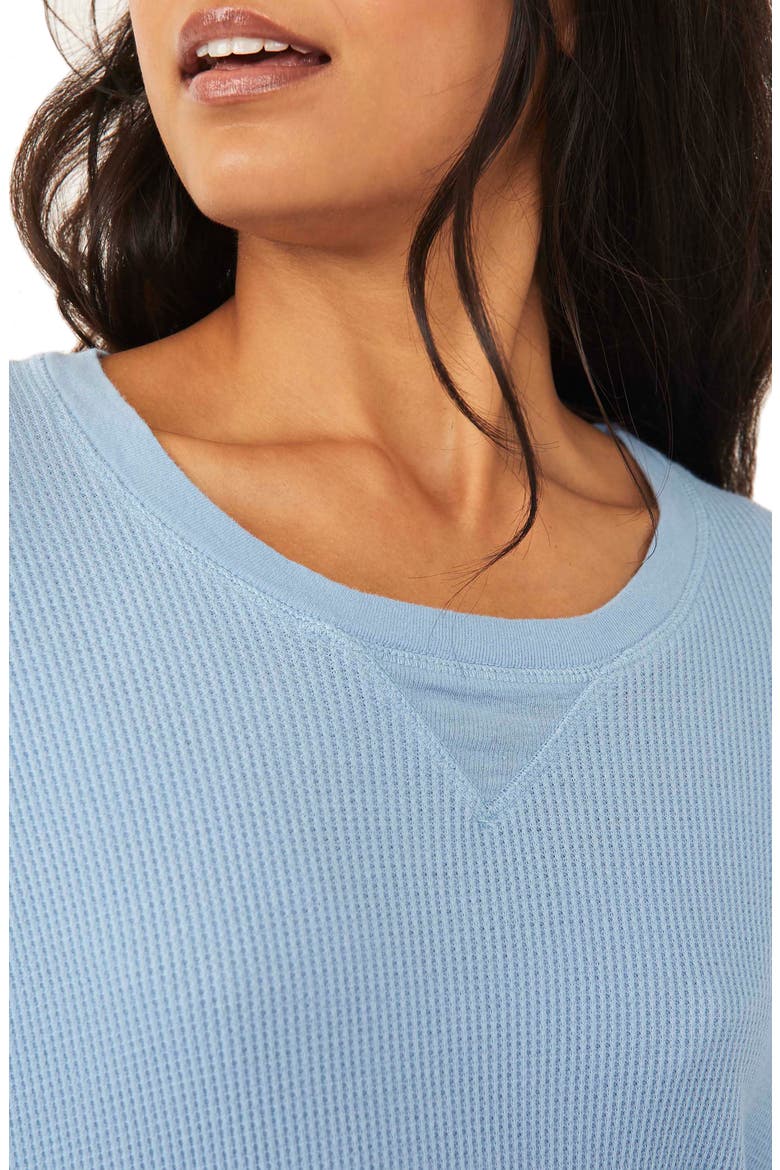 Early Night Cotton Thermal Top, Alternate, color, RAINY SEASON