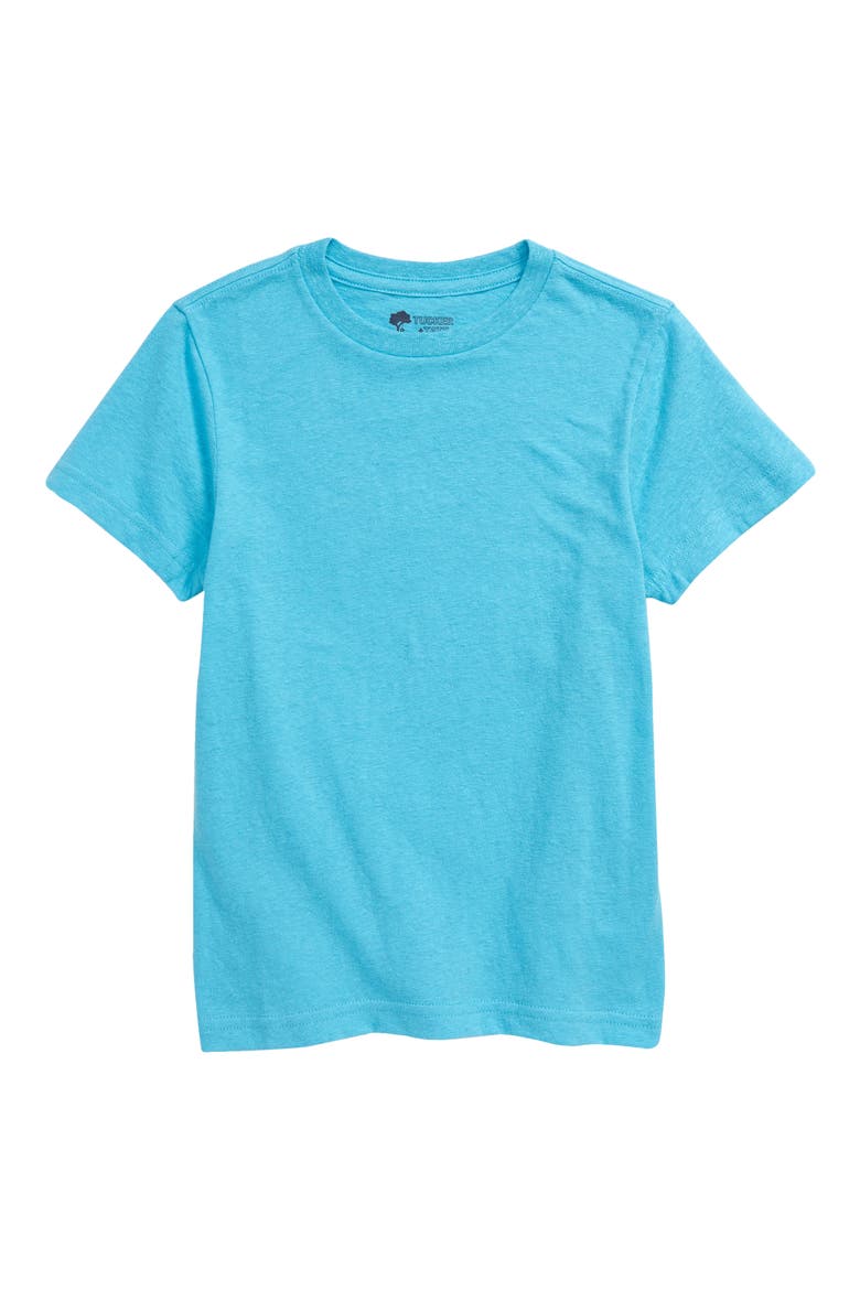 Kids' Essential Heathered T-Shirt, Main, color, BLUE RIVER