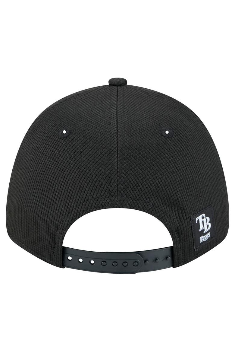 Men's New Era Black Tampa Bay Rays Pivot 9FORTY Adjustable Hat, Alternate, color, Black