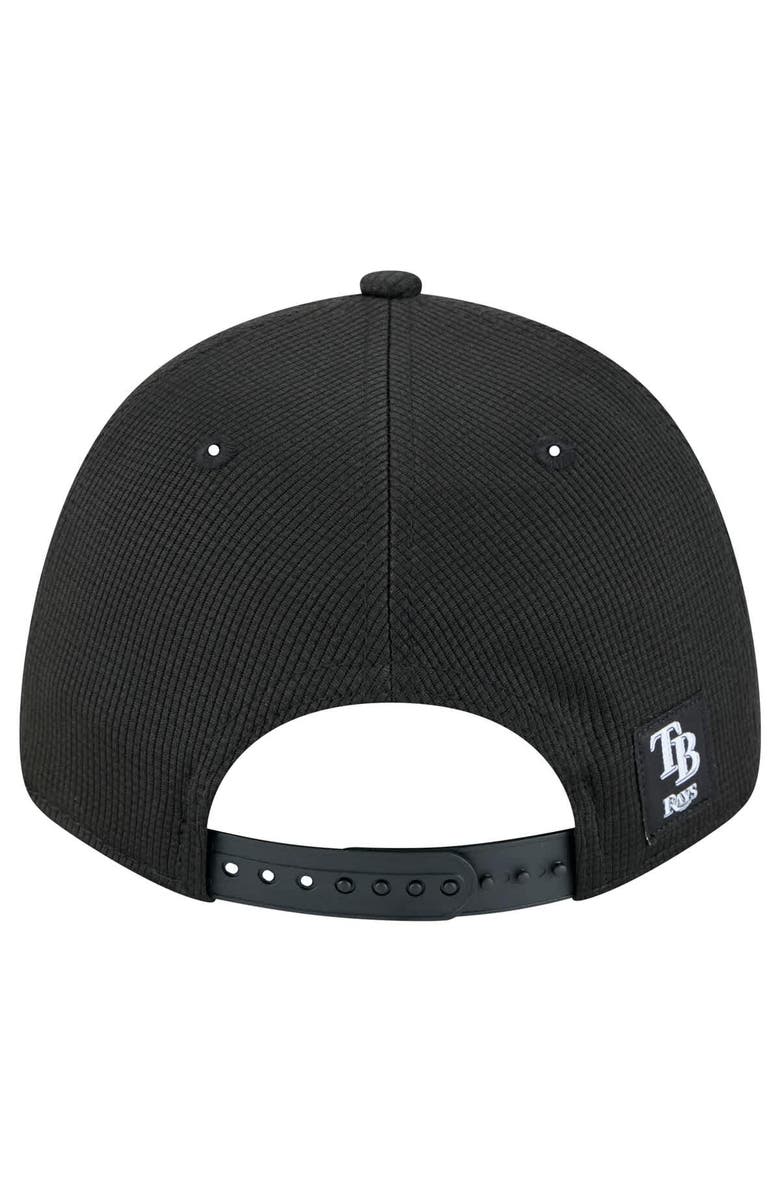 New Era Men's New Era Black Tampa Bay Rays Pivot 9FORTY Adjustable Hat, Alternate, color, Black