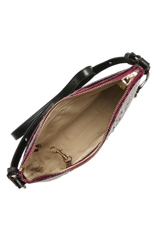 Brahmin Katie Croc Embossed Leather Crossbody Bag