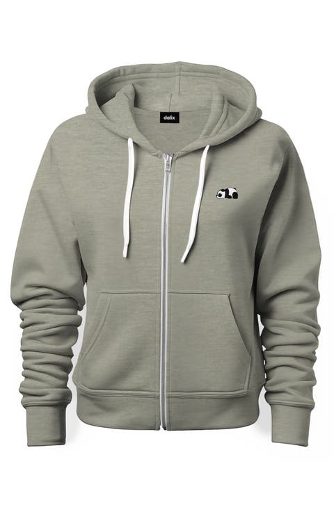 Panda Zip Hoodie