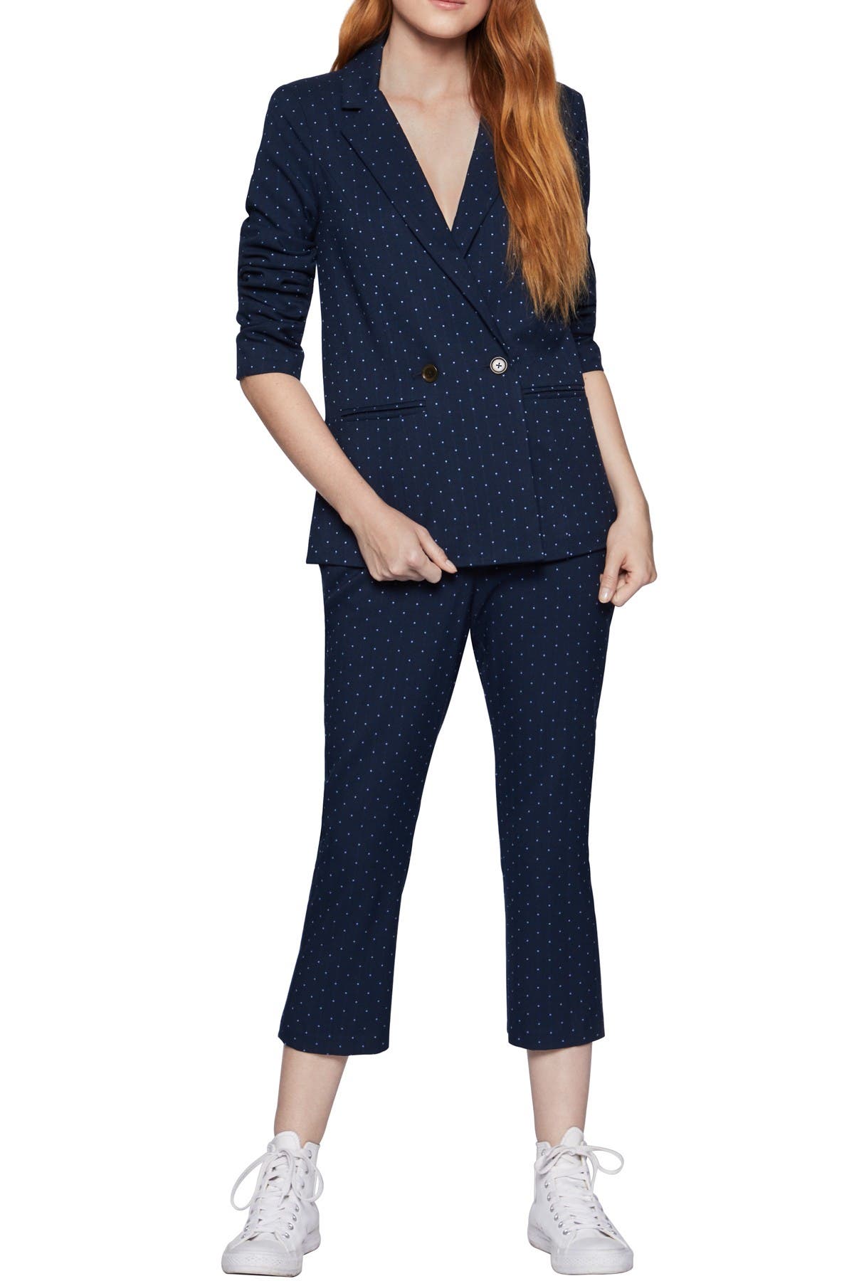 BCBGeneration Polka Dot Kick Flare Pants (Women) | Nordstromrack