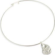 Madewell Shell Wire Choker Necklace.