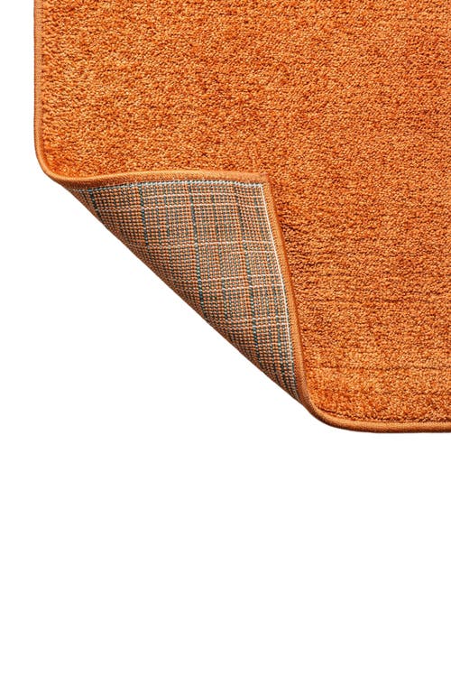 Jonathan Y Haze Solid Low-pile Area Rug In Orange