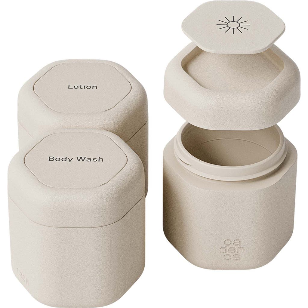 Cadence Body Capsule Trio Set In Sand