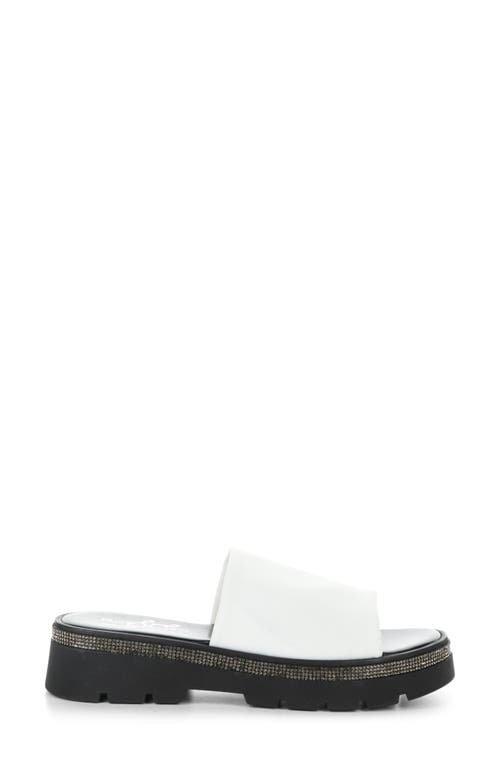 Bos. & Co. Counsil Platform Slide Sandal In Silk