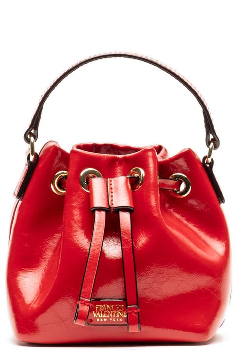 Minnie Leather Bucket Bag