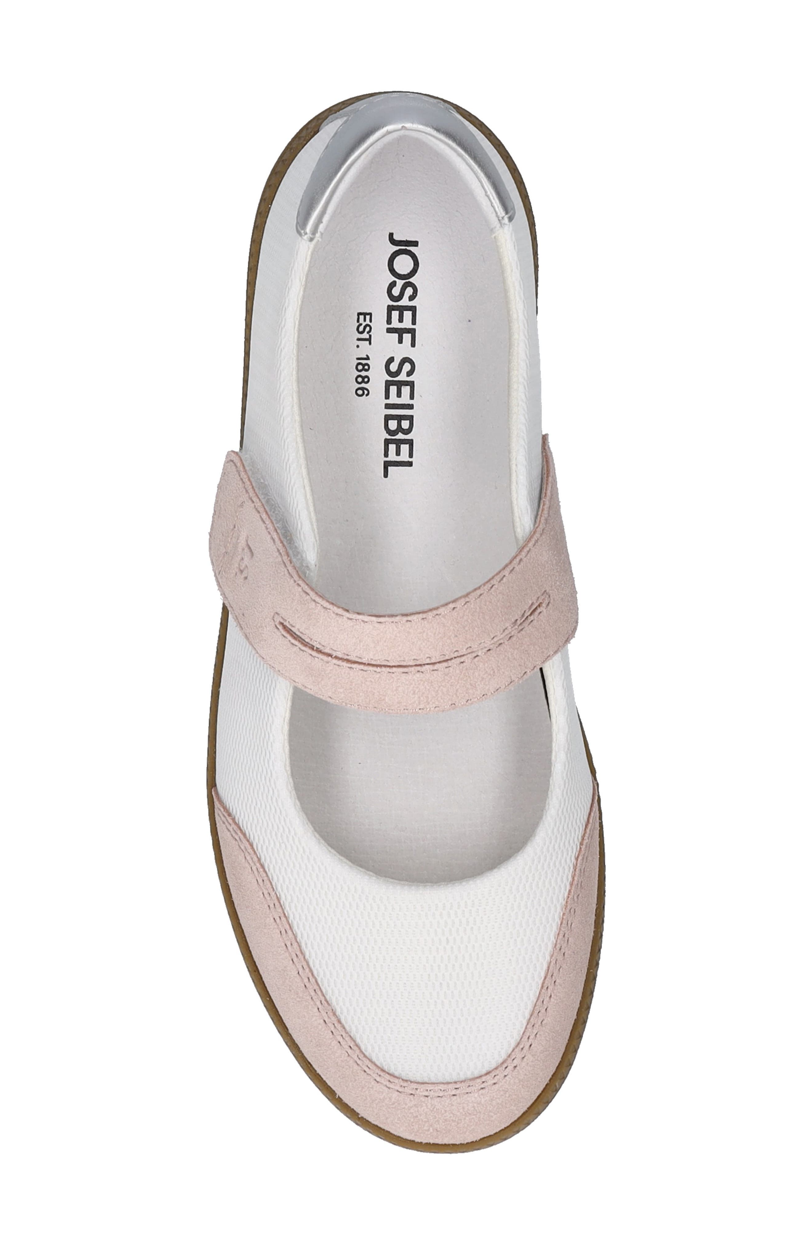 Jolene Mixed Media Mary Jane Sneaker, Alternate, color, PINK SUEDE