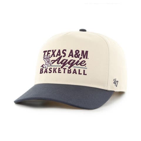 Men's '47  Natural/Charcoal Texas A&M Aggies Ol' Sarge Basketball Hitch Adjustable Hat