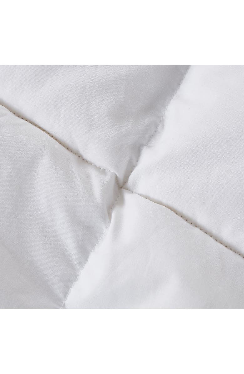 BLUE RIDGE HOME FASHIONS Serta Goose Feather & Down Fiber Featherbed - Twin - White, Alternate, color, 