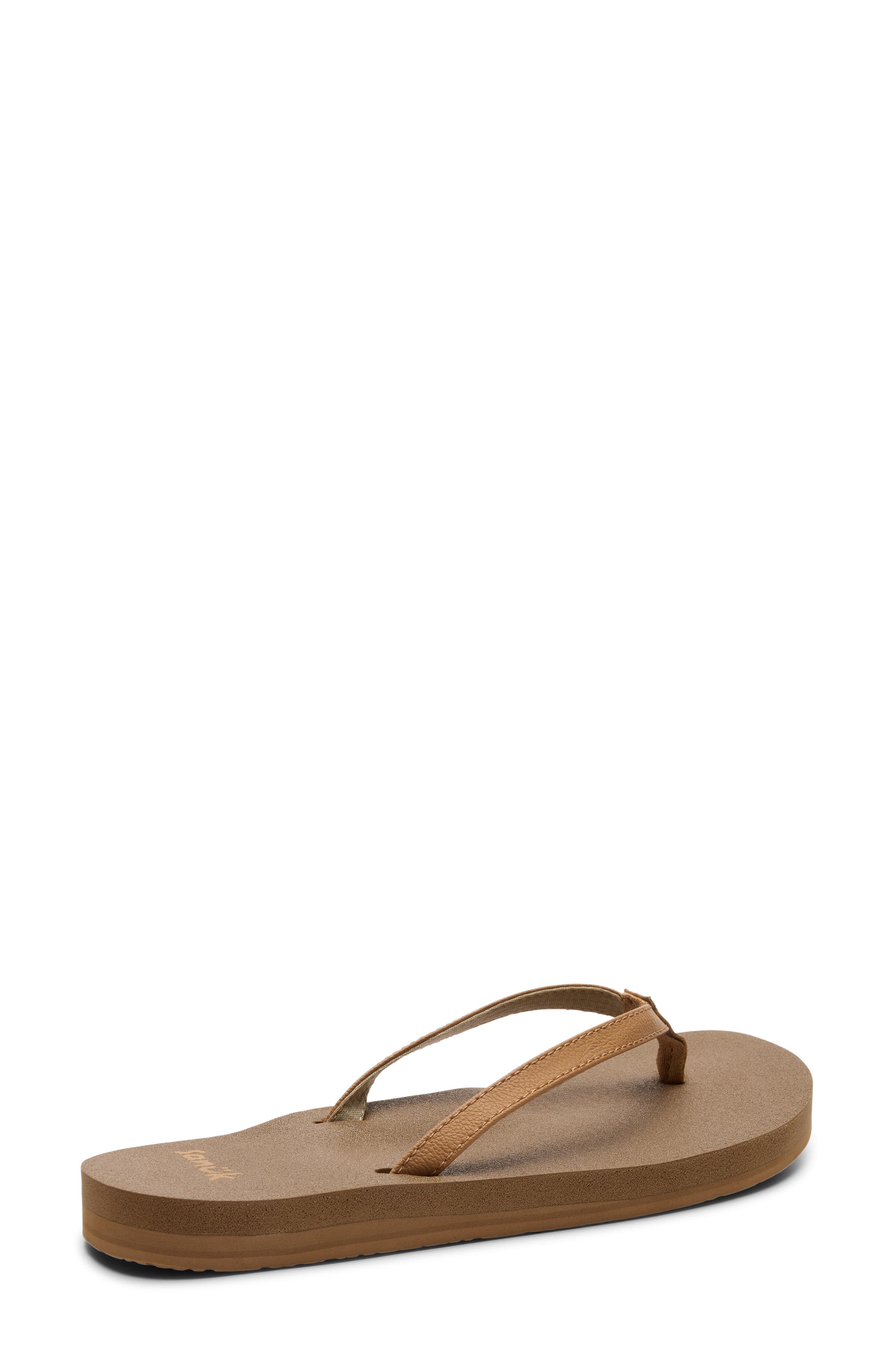 Yoga Joy II Flip Flop, Alternate, color, TAN