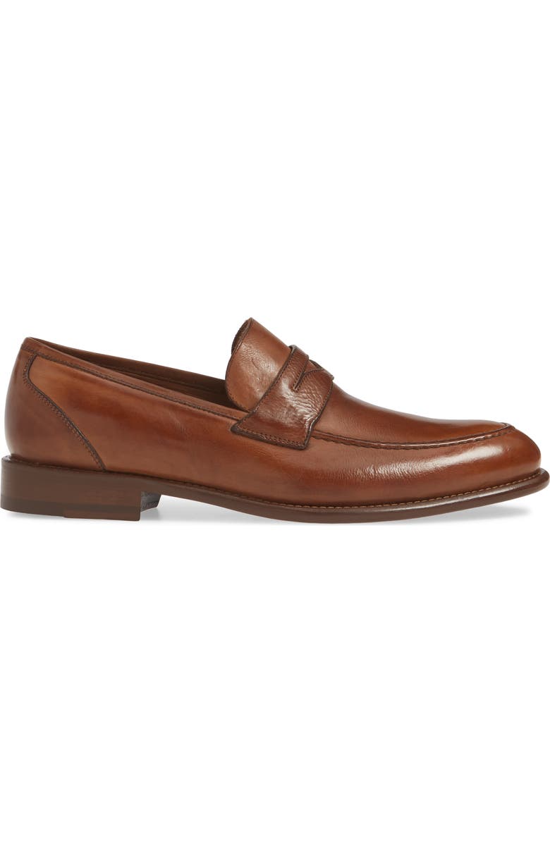 Johnston & Murphy J&M 1850 Bryson Penny Loafer, Alternate, color,