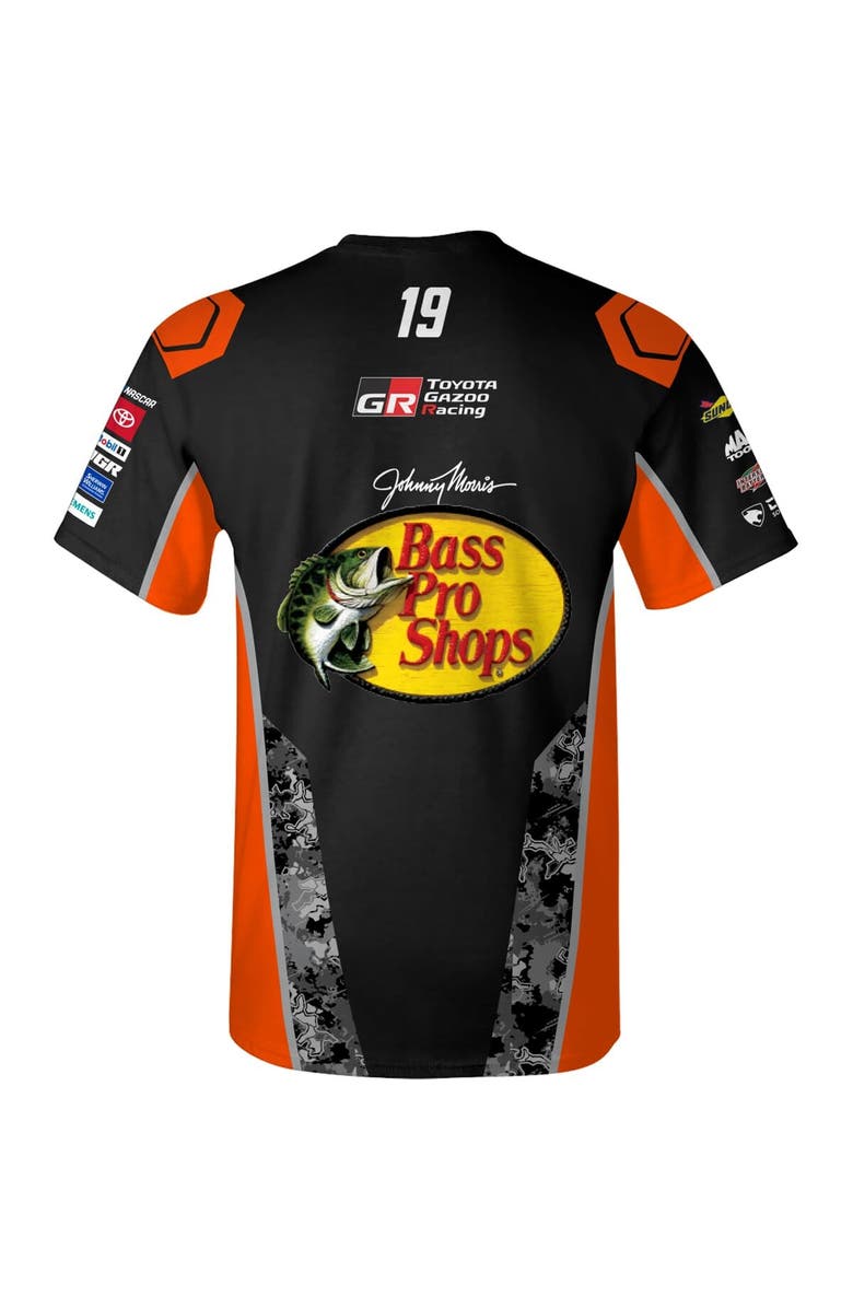 JOE GIBBS RACING TEAM COLLECTION Men's Joe Gibbs Racing Team Collection  Black Chase Briscoe Bass Pro Shops Uniform T-Shirt, Alternate, color, 