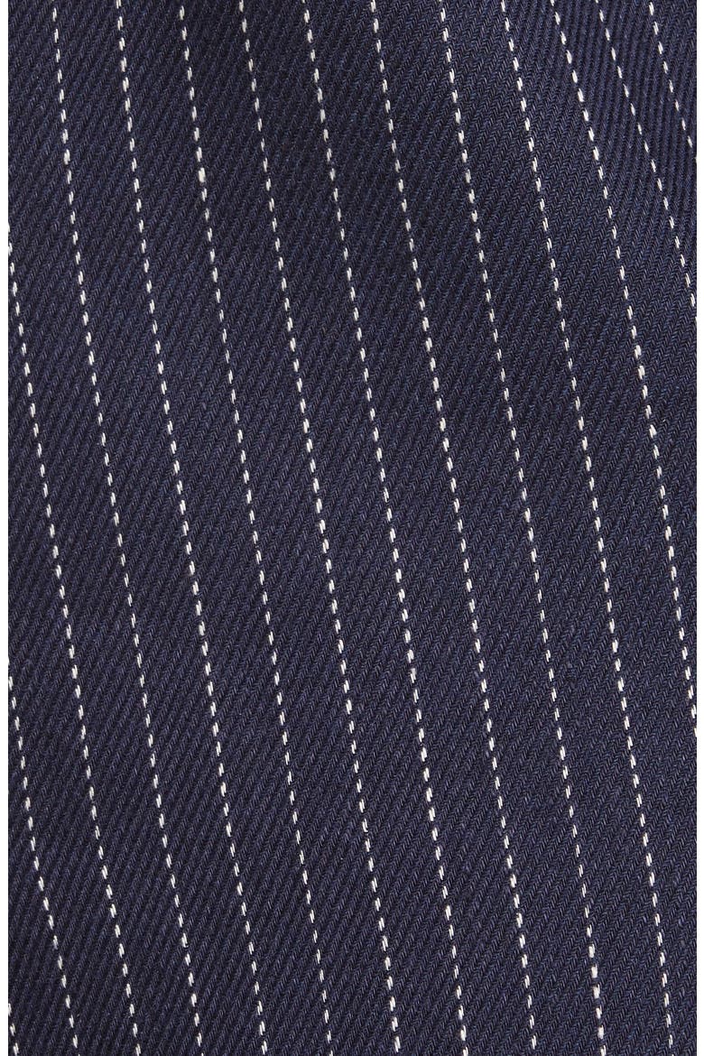 Beacon Pickstitch Stripe Linen Blend Dickey Jacket, Alternate, color, NAVY/ WHITE