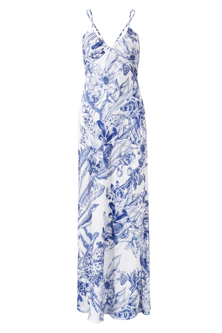 Floral Cover-Up Maxi Dress, Alternate, color, PALOMA