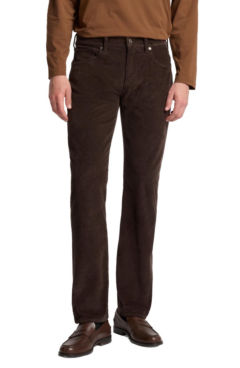7 For All Mankind The Straight Leg Corduroy Pants, Main, color, Corduroy Coffee